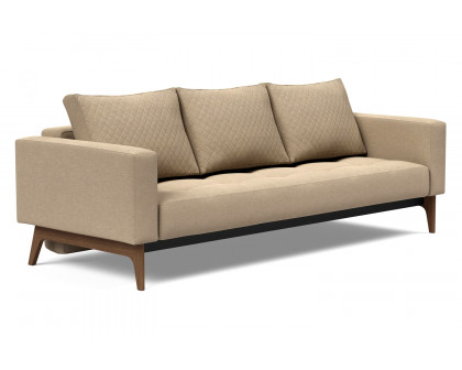 Innovation Living - Cassius Quilt Dark Wood Sofa Bed