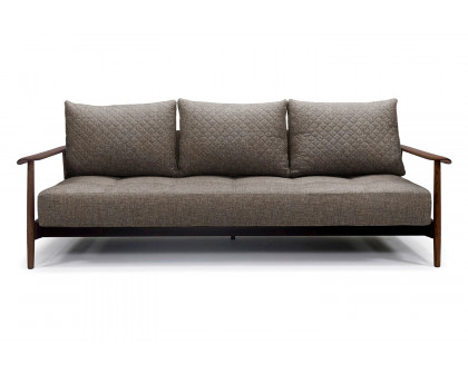 Innovation Living Caluma Sofa Bed Smoked Oak - 216 Flashtex Dark Gray