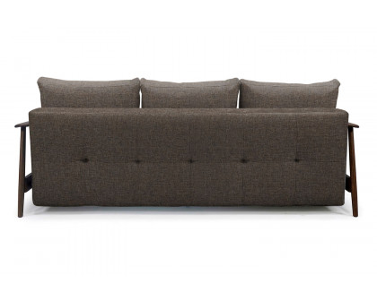 Innovation Living Caluma Sofa Bed Smoked Oak - 216 Flashtex Dark Gray