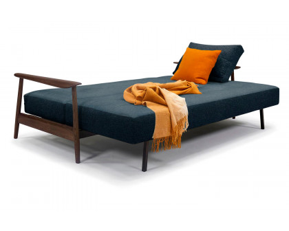 Innovation Living Caluma Sofa Bed Smoked Oak - 515 Nist Blue