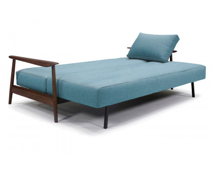 Innovation Living Caluma Sofa Bed Smoked Oak - 525 Mixed Dance Light Blue