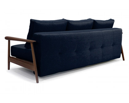 Innovation Living Caluma Sofa Bed Smoked Oak - 528 Mixed Dance Blue