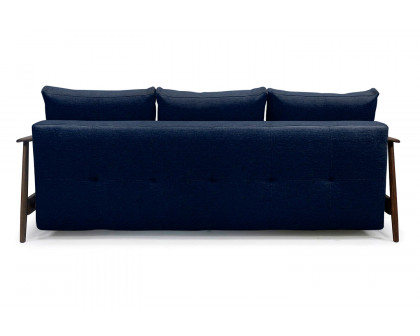 Innovation Living Caluma Sofa Bed Smoked Oak - 528 Mixed Dance Blue