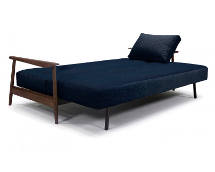 Innovation Living Caluma Sofa Bed Smoked Oak - 528 Mixed Dance Blue