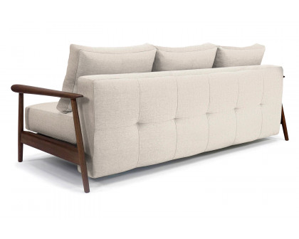 Innovation Living™ Caluma Sofa Bed Smoked Oak - 531 Bouclé Off White