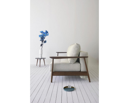 Innovation Living™ Caluma Sofa Bed Smoked Oak - 531 Bouclé Off White