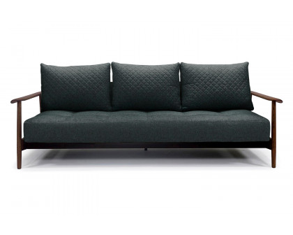 Innovation Living Caluma Sofa Bed Smoked Oak - 534 Bouclé Black Raven