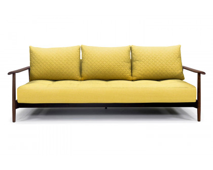 Innovation Living Caluma Sofa Bed Smoked Oak - 554 Soft Mustard Flower