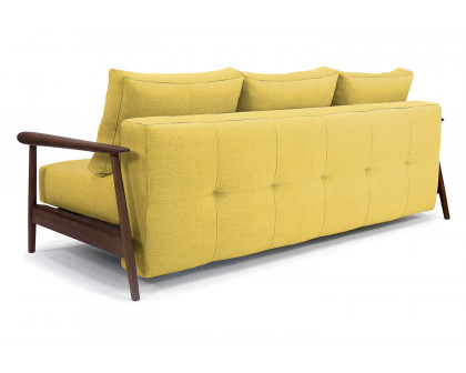 Innovation Living Caluma Sofa Bed Smoked Oak - 554 Soft Mustard Flower