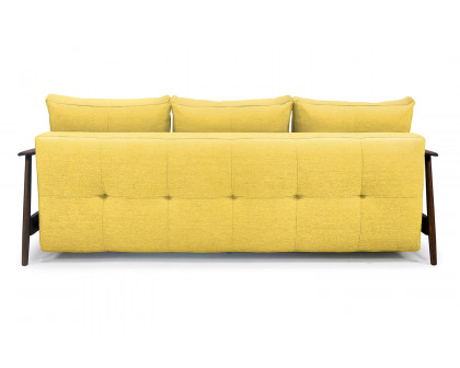 Innovation Living Caluma Sofa Bed Smoked Oak - 554 Soft Mustard Flower