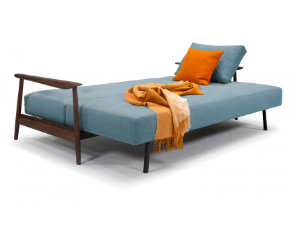 Innovation Living Caluma Sofa Bed Smoked Oak - 558 Soft Indigo