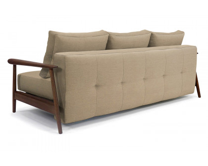 Innovation Living Caluma Sofa Bed Smoked Oak - 571 Vivus Dusty Sand