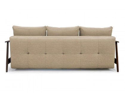 Innovation Living Caluma Sofa Bed Smoked Oak - 571 Vivus Dusty Sand