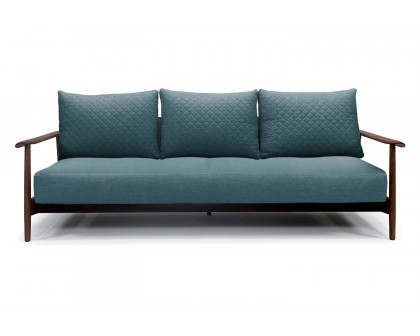 Innovation Living Caluma Sofa Bed Smoked Oak - 573 Vivus Dusty Blue