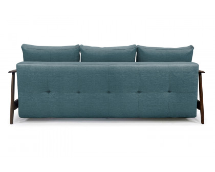 Innovation Living Caluma Sofa Bed Smoked Oak - 573 Vivus Dusty Blue