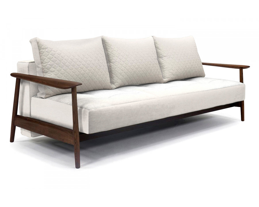 Innovation Living Caluma Sofa Bed Smoked Oak - 574 Vivus Dusty Off White