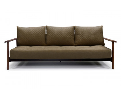 Innovation Living Caluma Sofa Bed Smoked Oak - 575 Vivus Dusty Olive