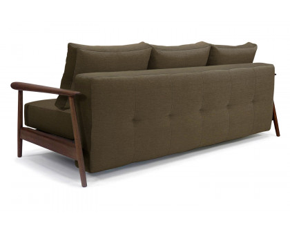 Innovation Living Caluma Sofa Bed Smoked Oak - 575 Vivus Dusty Olive