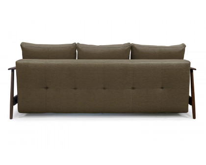 Innovation Living Caluma Sofa Bed Smoked Oak - 575 Vivus Dusty Olive