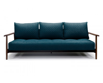 Innovation Living Caluma Sofa Bed Smoked Oak - 580 Argus Navy Blue