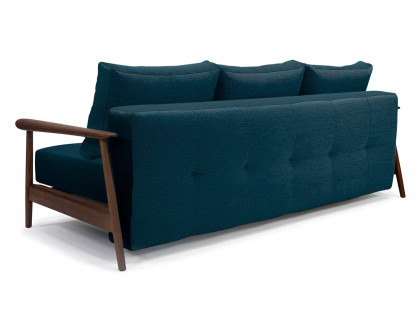 Innovation Living Caluma Sofa Bed Smoked Oak - 580 Argus Navy Blue