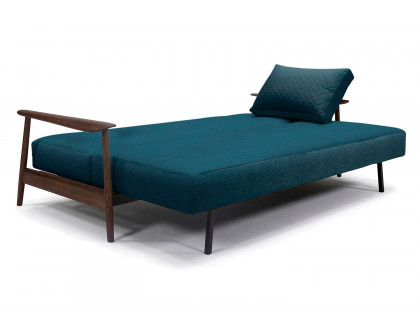 Innovation Living Caluma Sofa Bed Smoked Oak - 580 Argus Navy Blue