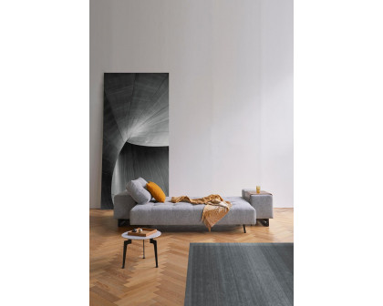 Innovation Living Grand D.E.L Sofa Bed - 216 Flashtex Dark Gray