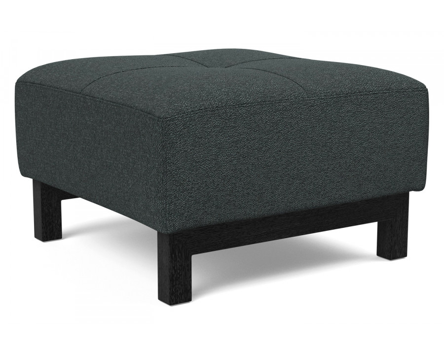 Innovation Living Grand D.E.L. Ottoman - 534 Bouclé Black Raven