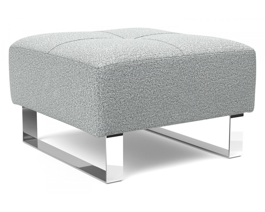 Innovation Living Supremax/Cassius D.E.L. ottoman - 538 Melange Light Gray