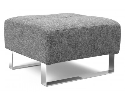 Innovation Living Supremax/Cassius D.E.L. ottoman - 563 Twist Charcoal