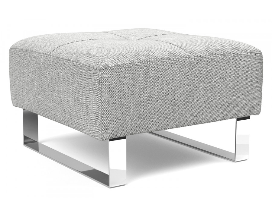 Innovation Living Supremax/Cassius D.E.L. ottoman - 590 Micro Check Gray