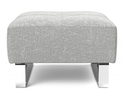 Innovation Living Supremax/Cassius D.E.L. ottoman - 590 Micro Check Gray