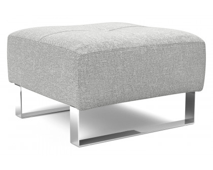 Innovation Living Supremax/Cassius D.E.L. ottoman - 590 Micro Check Gray