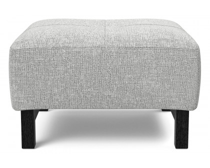 Innovation Living Grand D.E.L. Ottoman - 590 Micro Check Gray