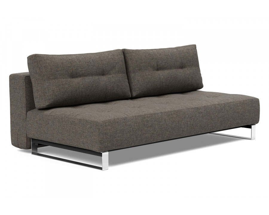 Innovation Living Supremax D.E.L. Sofa Bed - 216 Flashtex Dark Gray