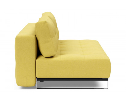 Innovation Living Supremax D.E.L. Sofa Bed - 554 Soft Mustard Flower