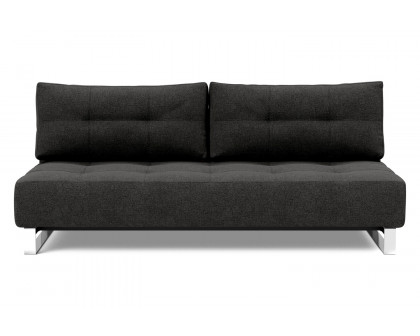 Innovation Living Supremax D.E.L. Sofa Bed - 577 Kenya Dark Gray