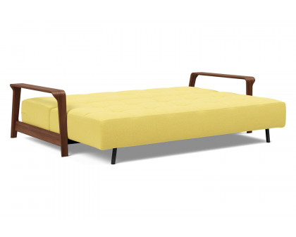 Innovation Living Ran D.E.L Sofa Bed - 554 Soft Mustard Flower