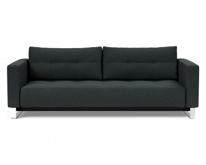 Innovation Living Cassius D.E.L. Sofa Bed - 534 Bouclé Black Raven