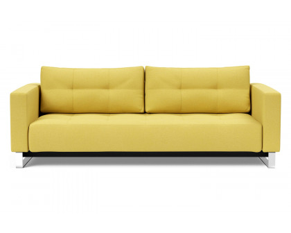 Innovation Living Cassius D.E.L. Sofa Bed - 554 Soft Mustard Flower