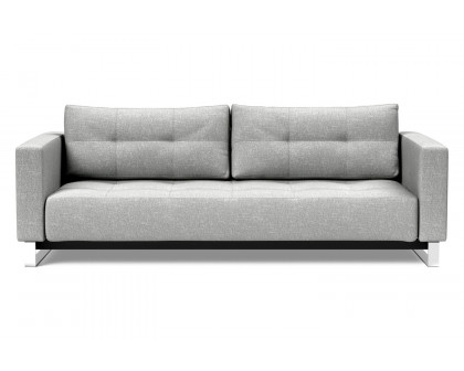 Innovation Living Cassius D.E.L. Sofa Bed - 590 Micro Check Gray