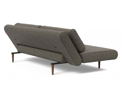 Innovation Living Unfurl Lounger Sofa Bed - 216 Flashtex Dark Gray