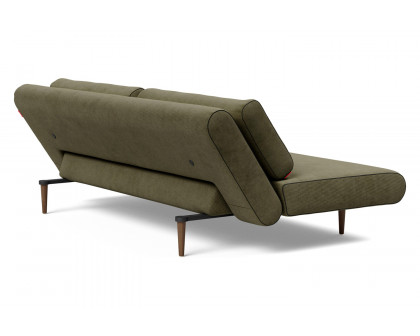 Innovation Living Unfurl Lounger Sofa Bed - 316 Cordufine Pine Green