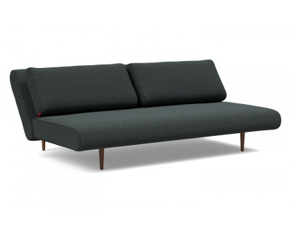 Innovation Living Unfurl Lounger Sofa Bed - 534 Bouclé Black Raven