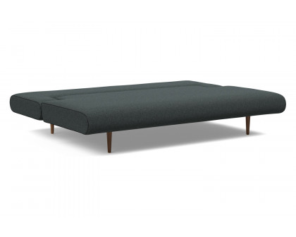 Innovation Living Unfurl Lounger Sofa Bed - 534 Bouclé Black Raven