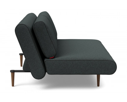 Innovation Living Unfurl Lounger Sofa Bed - 534 Bouclé Black Raven