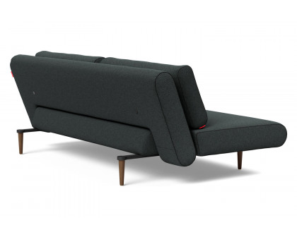 Innovation Living Unfurl Lounger Sofa Bed - 534 Bouclé Black Raven