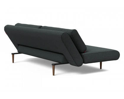 Innovation Living Unfurl Lounger Sofa Bed - 534 Bouclé Black Raven