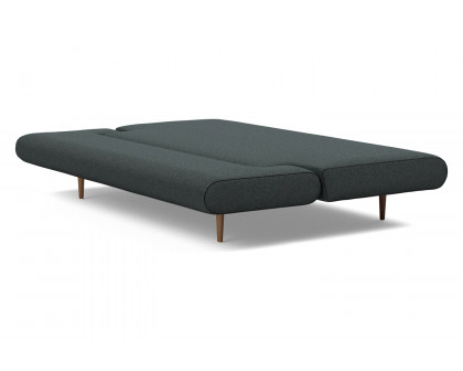 Innovation Living Unfurl Lounger Sofa Bed - 534 Bouclé Black Raven