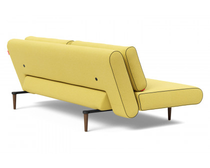 Innovation Living Unfurl Lounger Sofa Bed - 554 Soft Mustard Flower